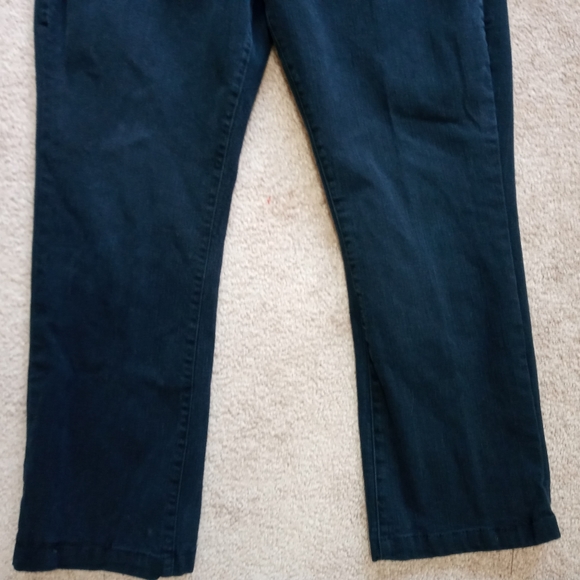 NYDJ Dark Wash Embellished Pockets Bootcut Jeans - Picture 4 of 12